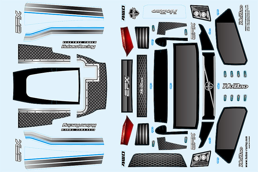 HOBAO EPX TRUCK CAB CLEAR BODYSHELL