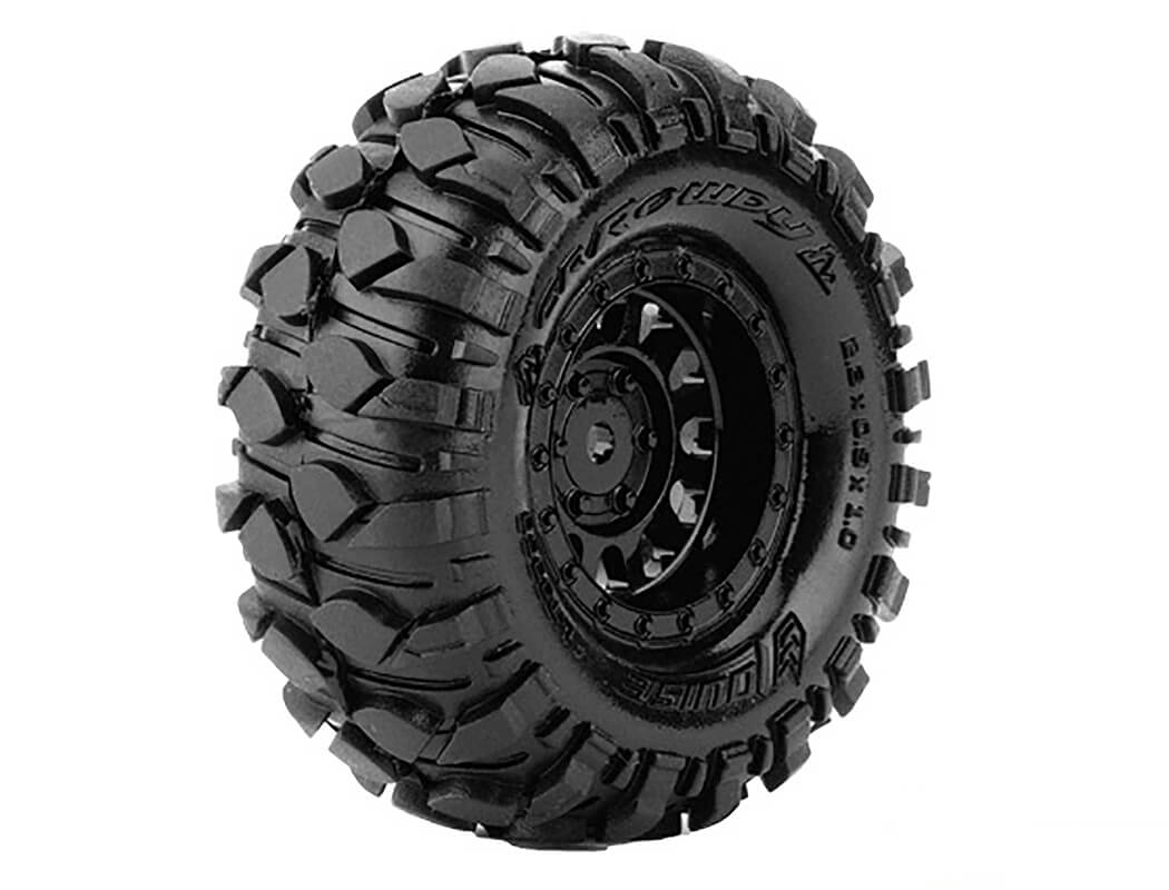 Louise RC Cr Rowdy 1/18,1/24 Fr/Rr 1.0" Crawler Tyre/Wheels L-T3368VB