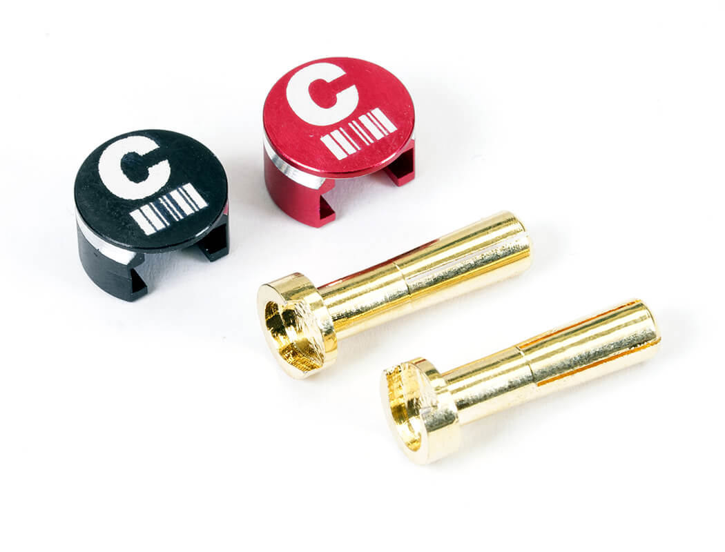 Centro Lowpro Heatsink Plug Connector Grips W/4Mm Bullets