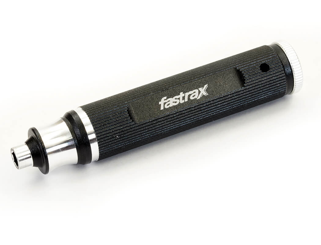Fastrax 6-Piece Changeable Hnd Tool 1.5/2.0/2.5/3.0Mm/Ph/Flat FAST623BK