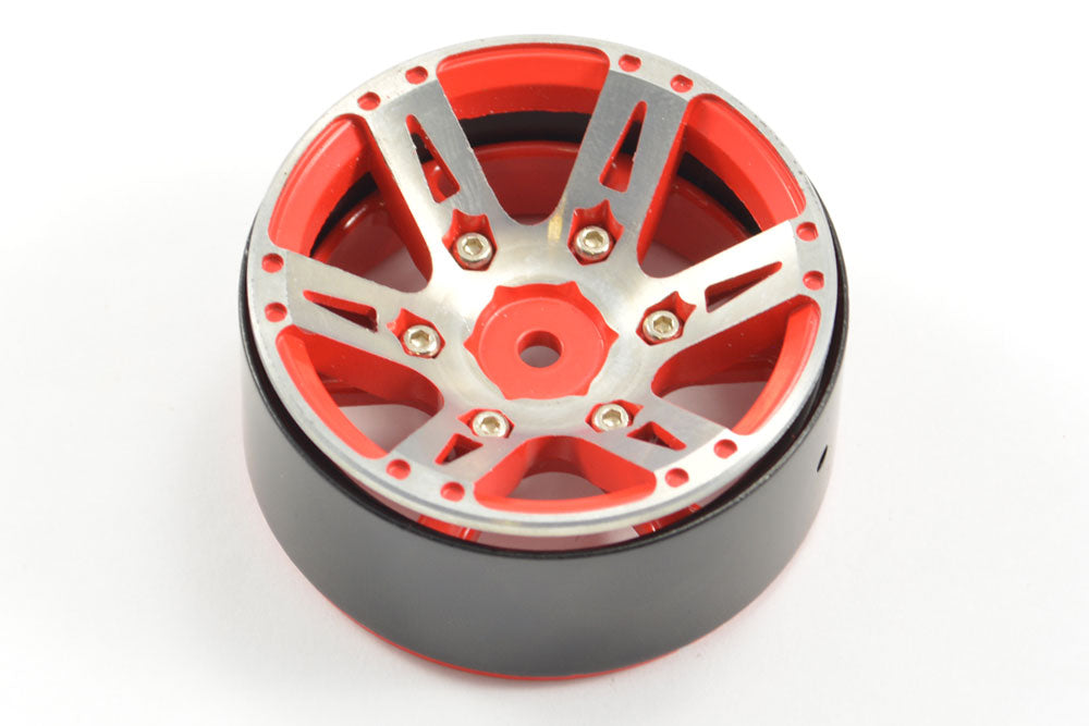 FASTRAX 1.9" HEAVYWEIGHT SPLIT 6-SPOKE ALLOY BEADLOCK WHEELS