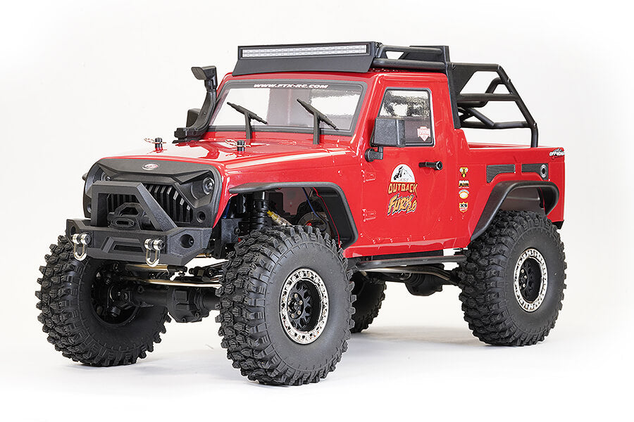 FTX OUTBACK FURY 2.0 4X4 RTR TRAIL CRAWLER - RED