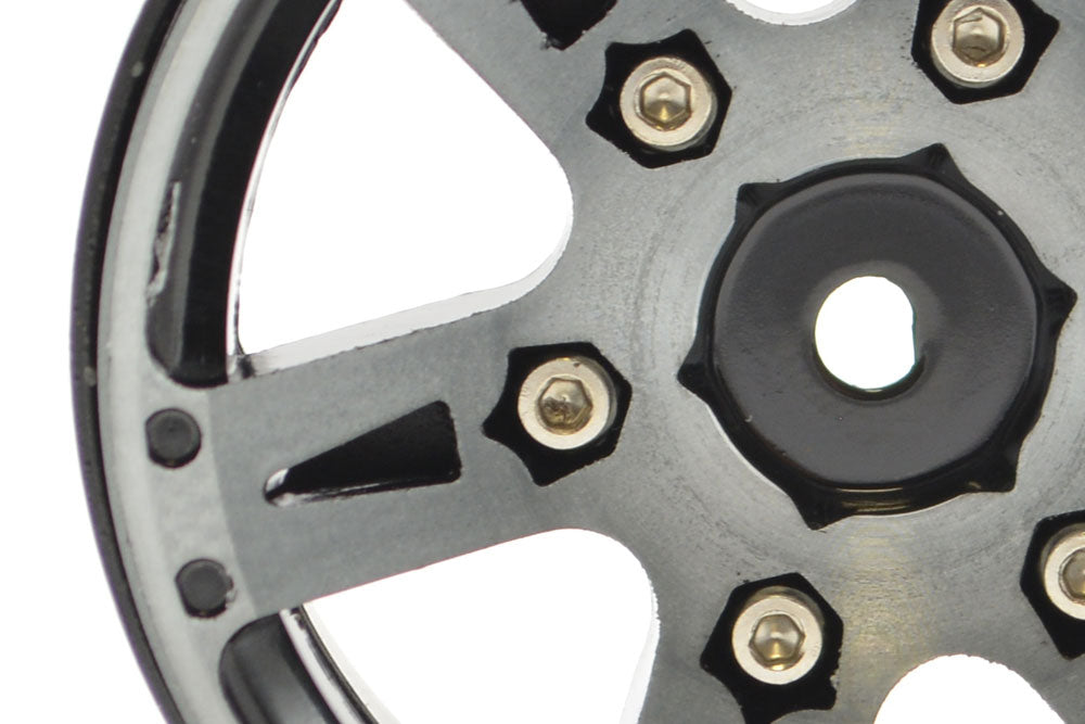FASTRAX 1.9" HEAVYWEIGHT SPLIT 6-SPOKE ALLOY BEADLOCK WHEELS