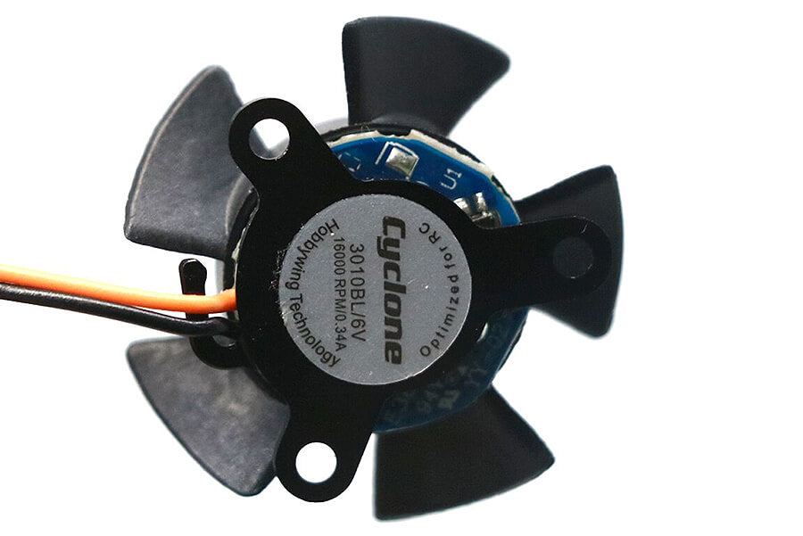 HOBBYWING FAN MP3010BL 6V 1600 0 RPM 0.34A BLACK B (MAX8 G2)