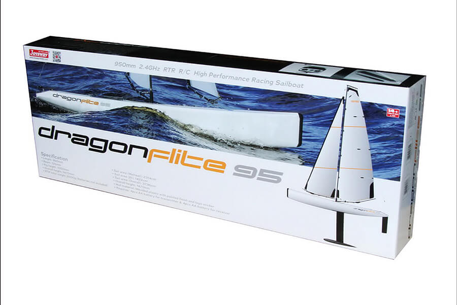 Joysway Dragon Flite 95 V2 Racing Sailing Yacht RTR JY8811AV2