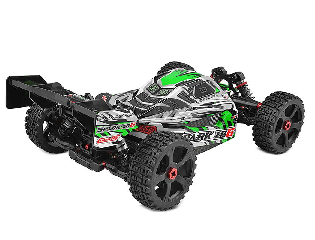 Corally Spark Xb6 6S Brushless Basher Buggy Roller - Green C-00485-G