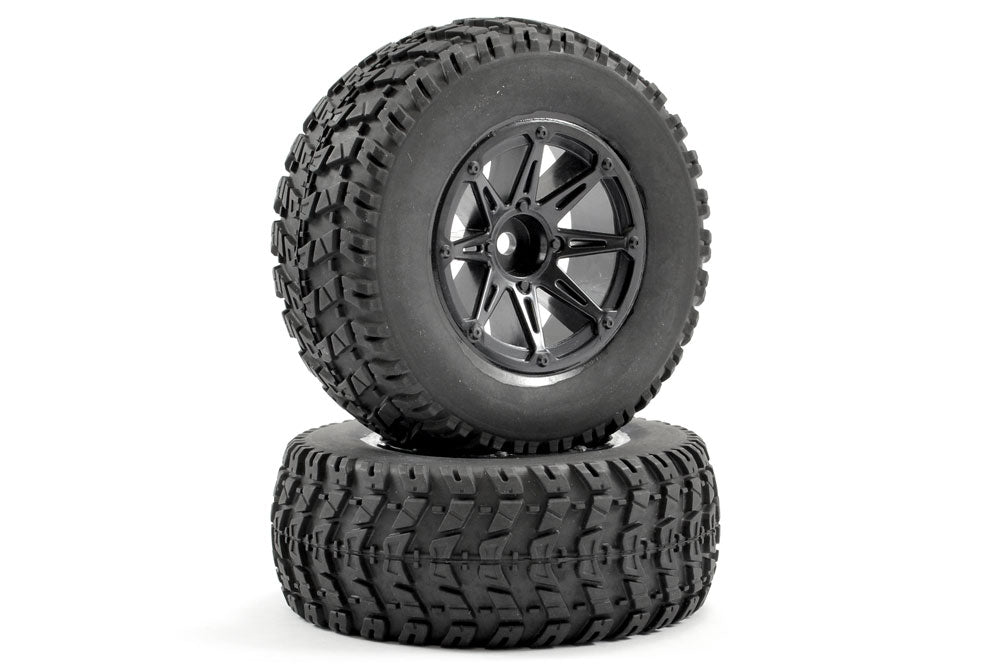 Fastrax 1:10 Sc Wave Mounted 8-Spoke Wheels (12Mm)