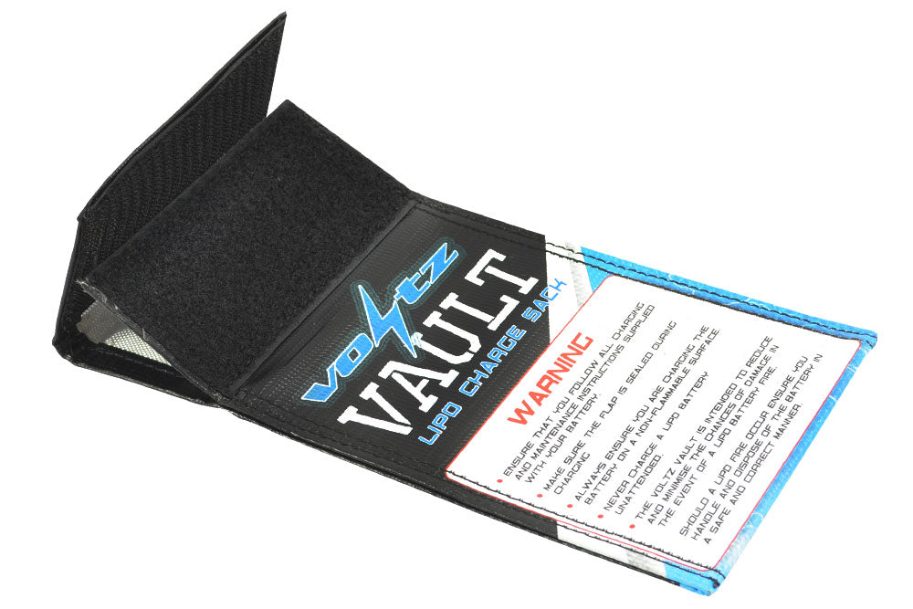 Voltz Charge Vault Lipo Sack/Bag Small 10Cm X 20Cm VZ1002