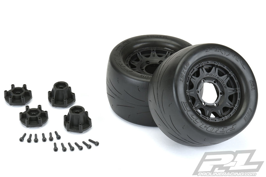 Pro-Line Proline Prime 2.8 Street Tyres On Raid 6X30 Wheels Stamp/Rust PL10116-10