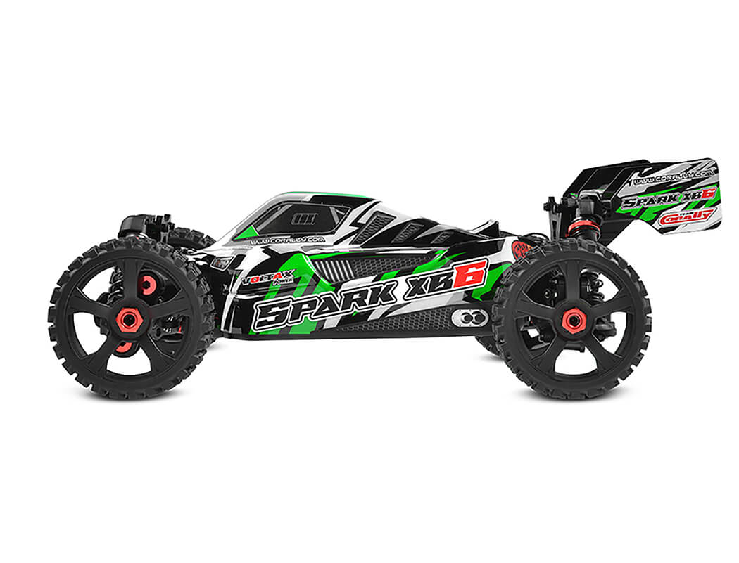 Corally Spark Xb6 6S Brushless Basher Buggy Roller - Green C-00485-G