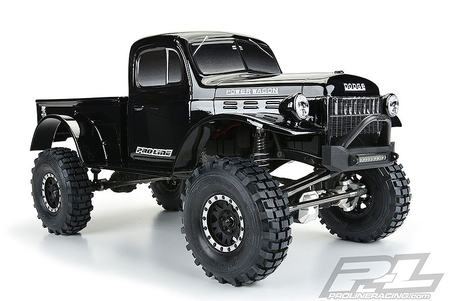 PROLINE 1946 DODGE POWER WAGON TOUGH COLOUR BLACK 313MM CRAWL