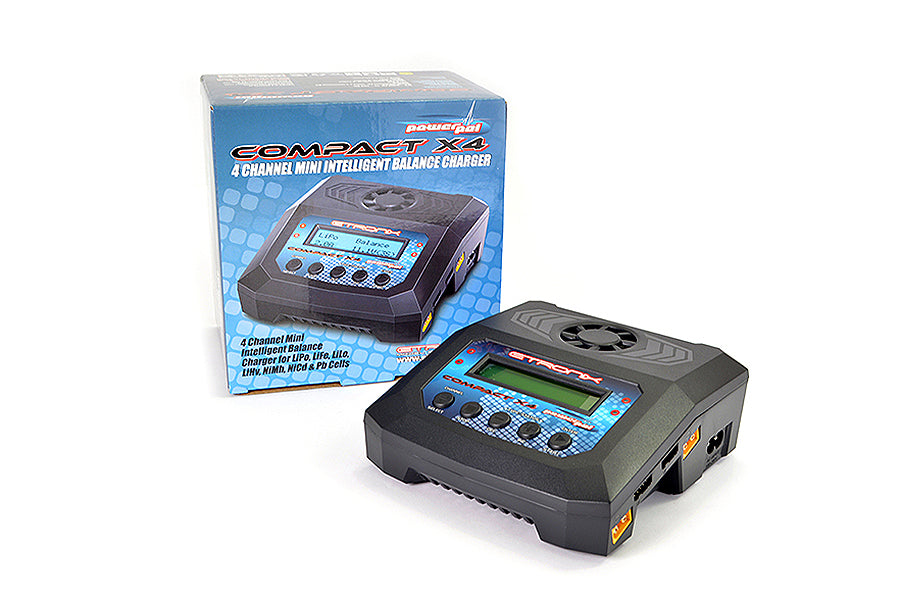 Etronix Powerpal Compact X4 Ac/Dc Charger (Uk Plug) ET0203