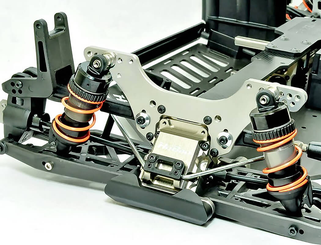 Hobao Hyper Vte2 2 Aluminium Rear Shock Tower For Aluminium Gearbox