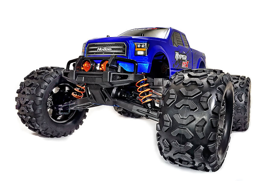 Hobao Hyper Monster Truck X Electric W/Hw150A Esc - Blue HB-MTXE-C150BU