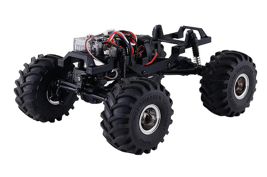 FMS FCX24 1/24Th Smasher 4Wd RTR - White FMS12402RTRWH