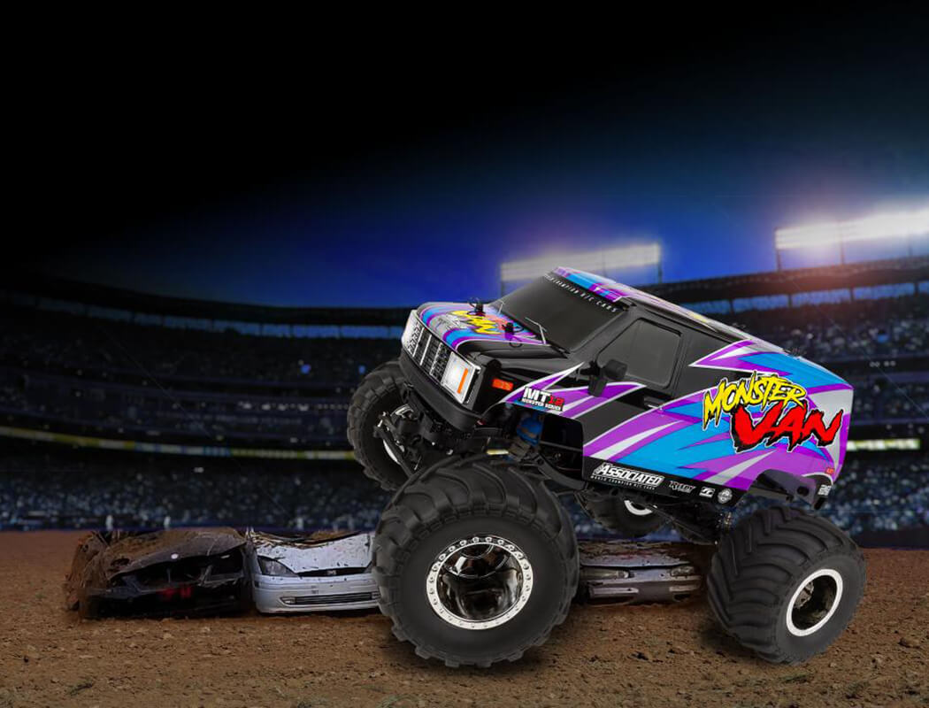 Team Associated Mt12 Monster Van RTR Combo AS40008C