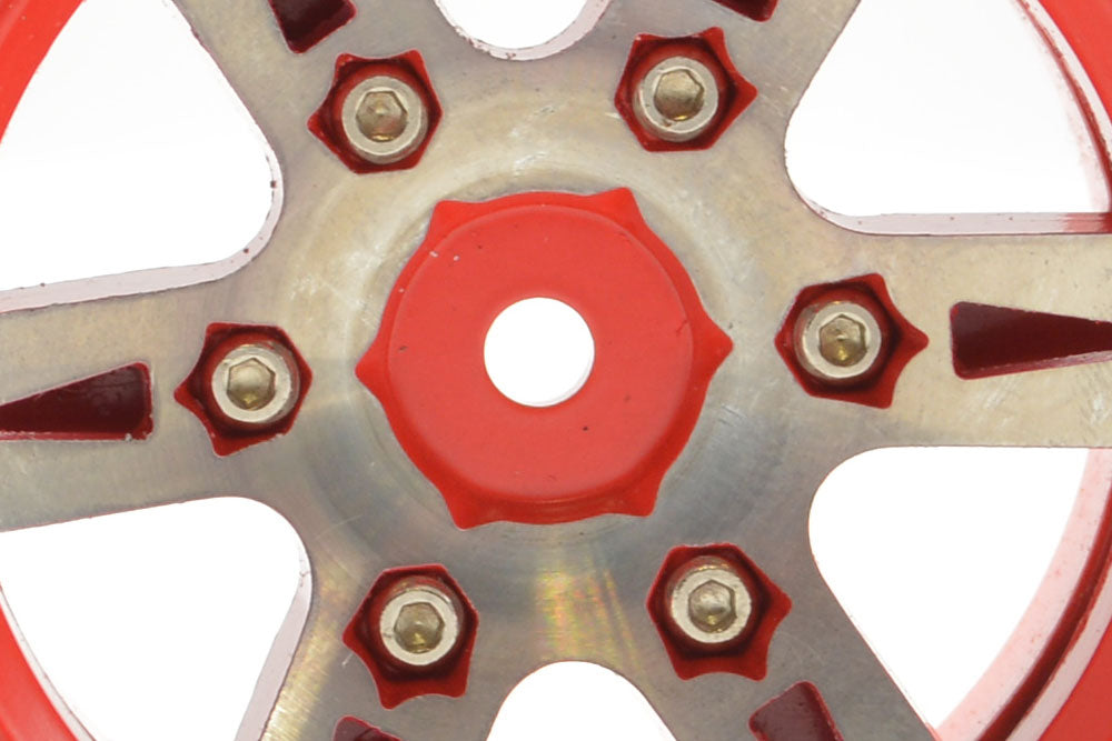 FASTRAX 1.9" HEAVYWEIGHT SPLIT 6-SPOKE ALLOY BEADLOCK WHEELS