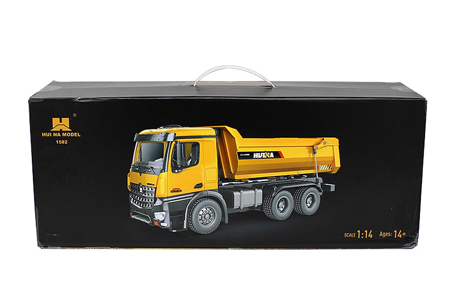 Huina RC Tipper Dumptruck 2.4G 10Ch W/Die Cast Cab, Dump Bed CY1582