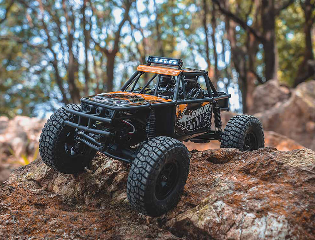 FMS FCX24 1/24Th Lemur Scaler RTR - Orange FMS12404RTROR
