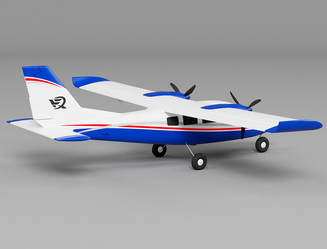 X-Fly Xfly P68 Twin 850Mm Wingspan Without Tx/Rx/Battery - Blue XF114P-B