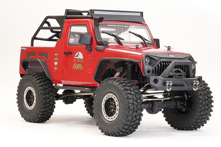 FTX OUTBACK FURY 2.0 4X4 RTR TRAIL CRAWLER - RED