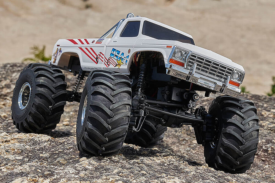 FMS FCX24 1/24Th Smasher 4Wd RTR - White FMS12402RTRWH