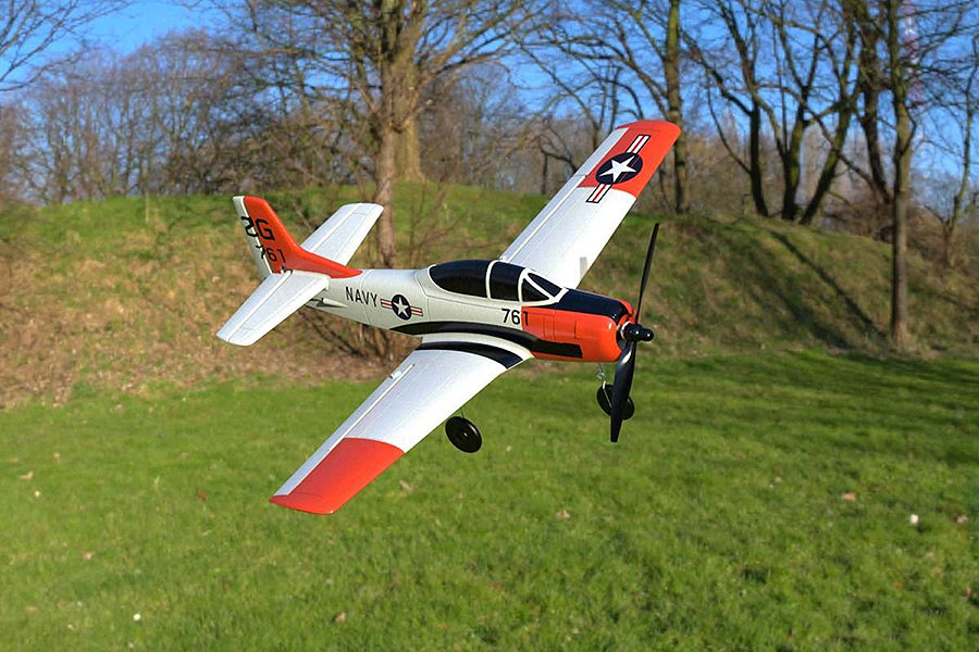 Volantex T-28 Trojan 4Ch 400Mm Brushed W/Gyro Epp Rtf V761-9