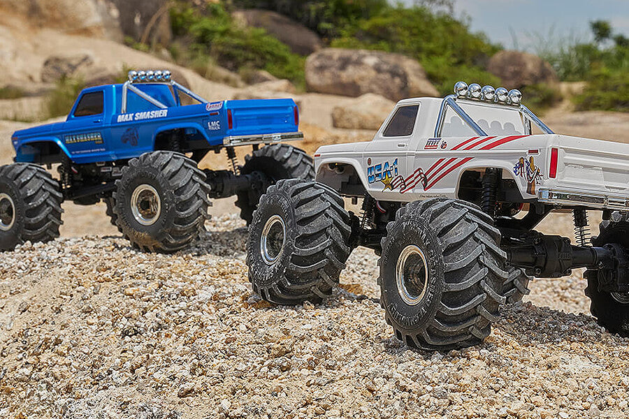 FMS FCX24 1/24Th Smasher 4Wd RTR - White FMS12402RTRWH