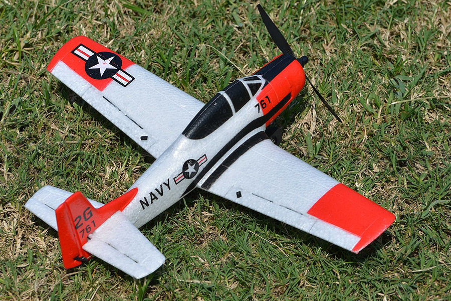 Volantex T-28 Trojan 4Ch 400Mm Brushed W/Gyro Epp Rtf V761-9