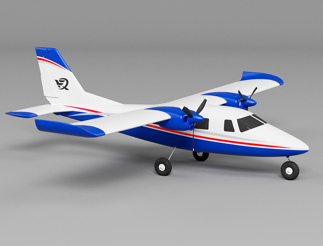 X-Fly Xfly P68 Twin 850Mm Wingspan Without Tx/Rx/Battery - Blue XF114P-B