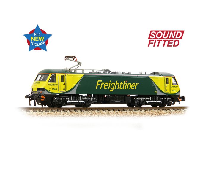 Graham Farish Class 90/0 90042 Freightliner 'PowerHaul' 371-790SF - Locomotives