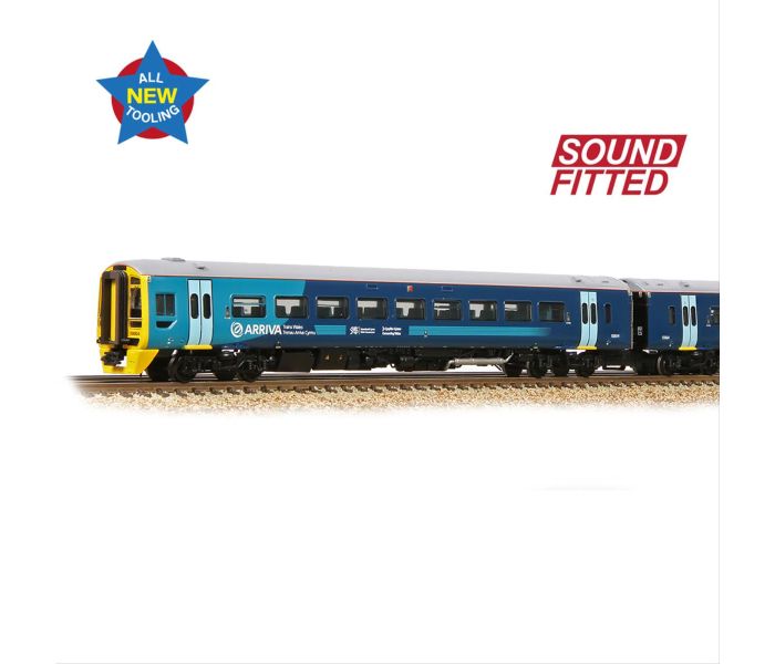 Graham Farish Class 158 2-Car DMU 158824 Arriva Trains Wales (Revised) 371-854SF - Locomotives