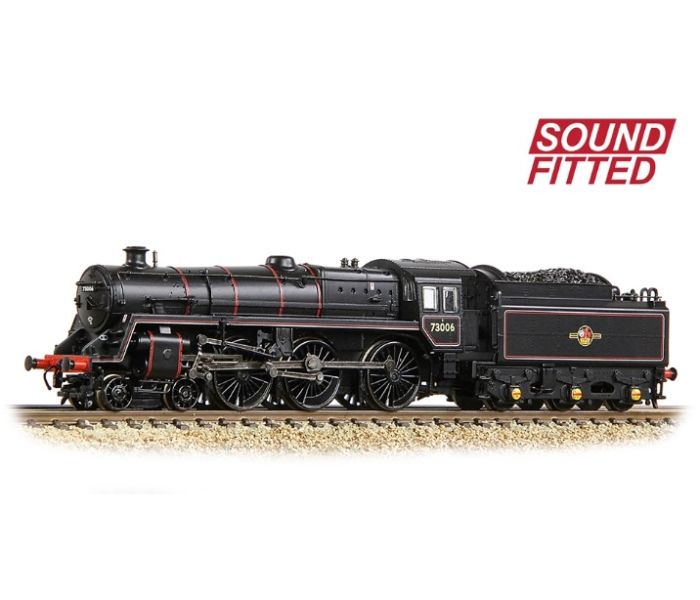 Graham Farish BR Standard 5MT with BR1 Tender 73006 BR Lined Black (Late Crest) 372-729ASF