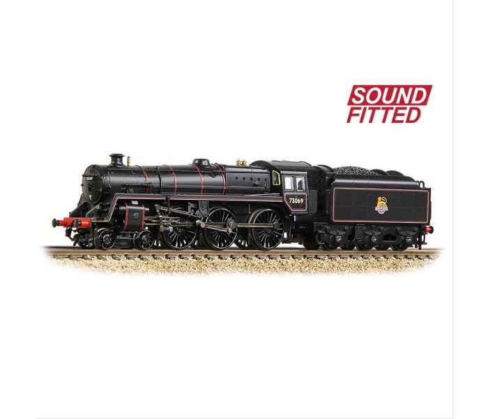 Graham Farish BR Standard 5MT with BR1C Tender 73069 BR Lined Black (Early Emblem) 372-730ASF