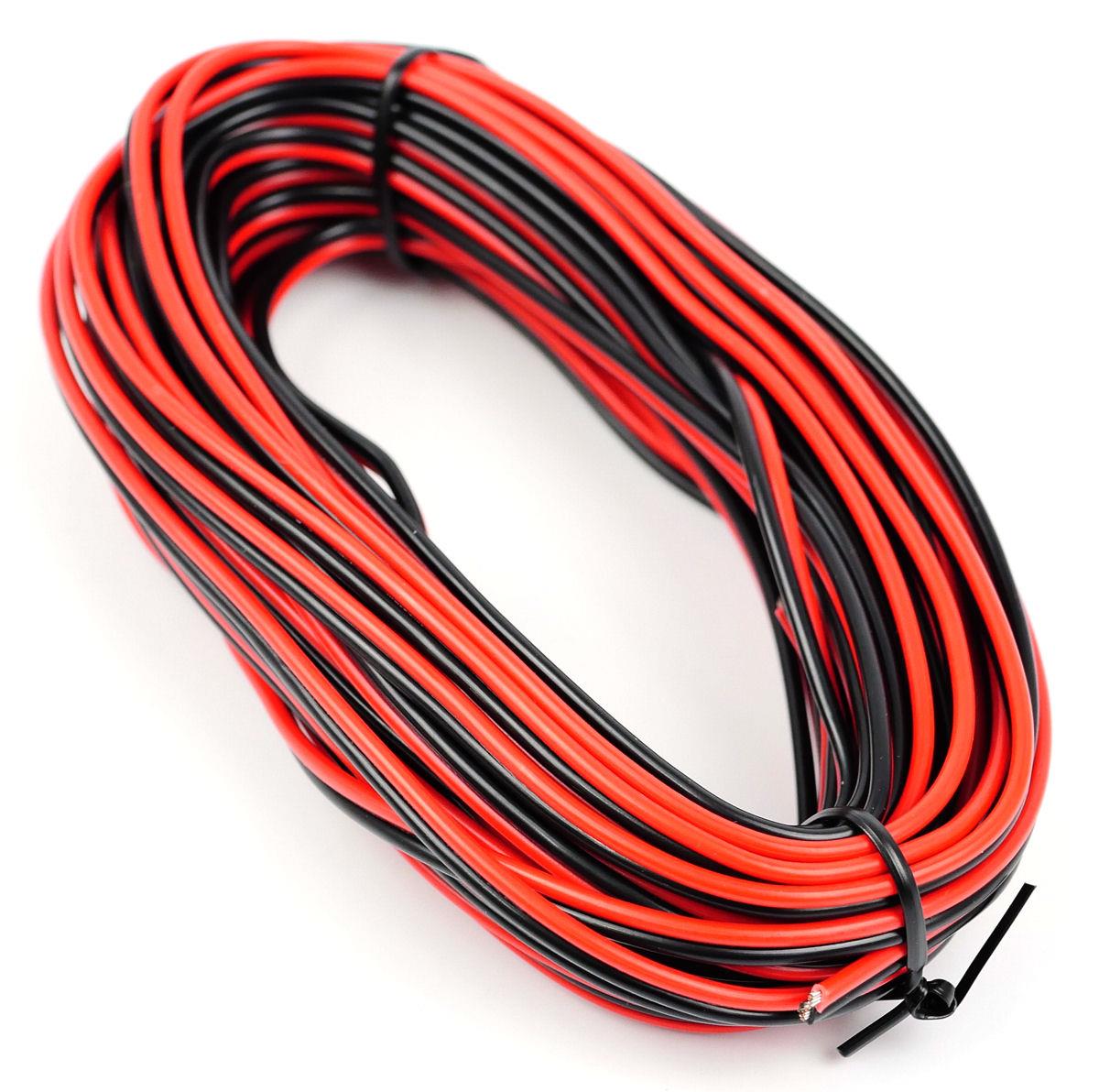 Gaugemaster Electrics Red/Black Twinned Wire (14 x 0.15mm) 10m GM09RB