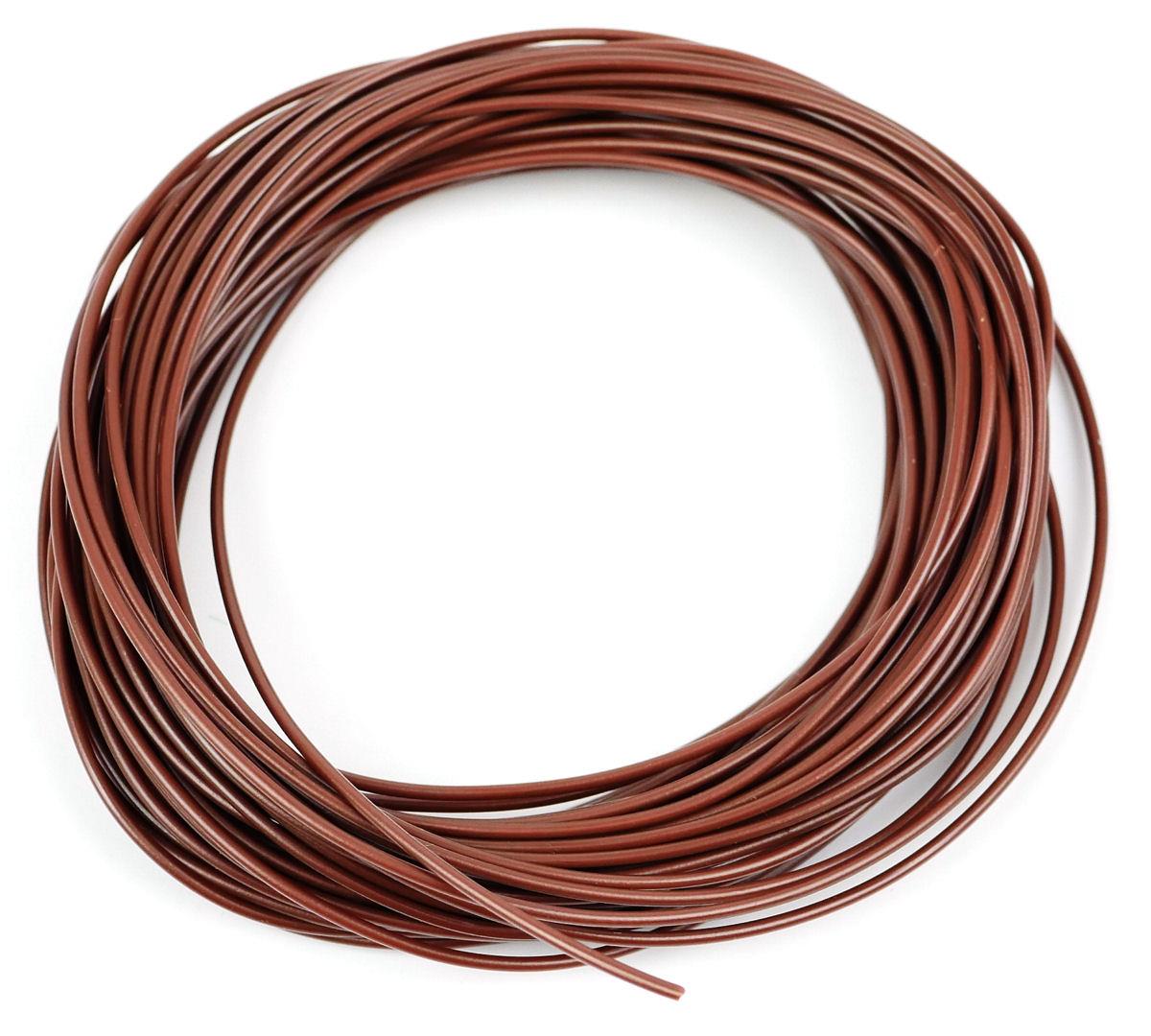 Gaugemaster Electrics Brown Wire (7 x 0.2mm) 10m GM11BN