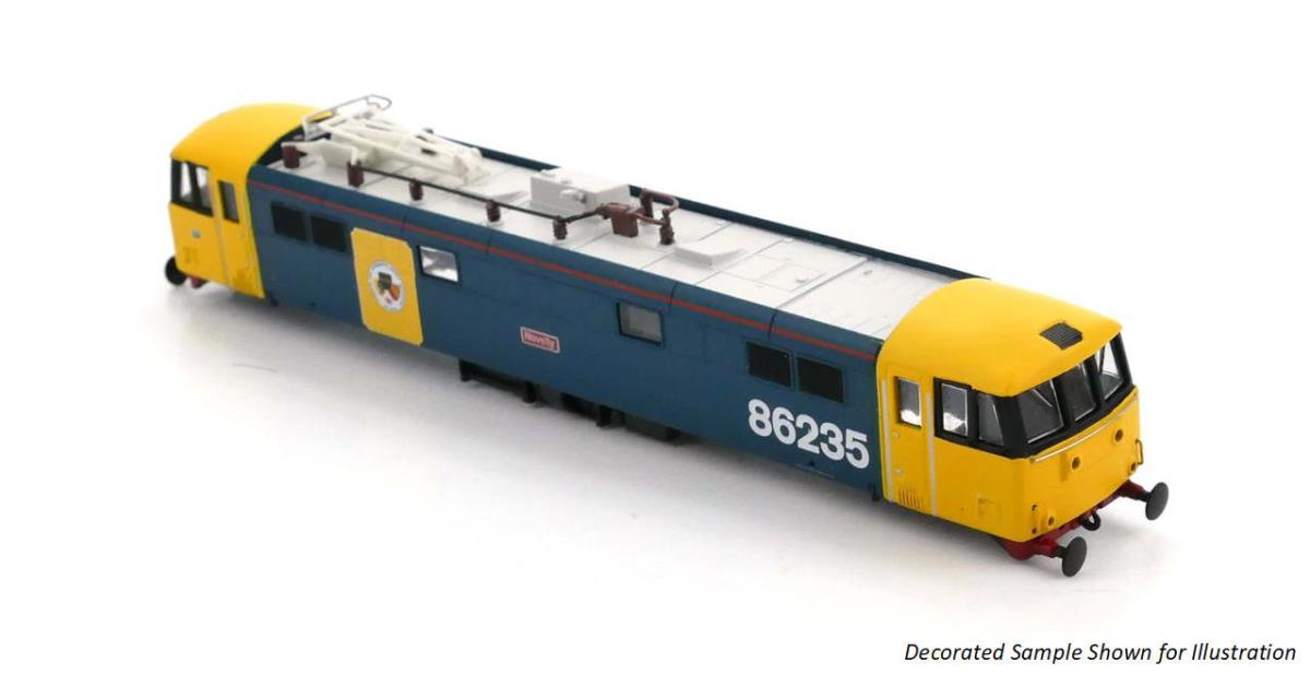 GM Collection Class 86 235 &#39;Novelty&#39; BR Rainhill 150 Blue/Yellow GM2210801