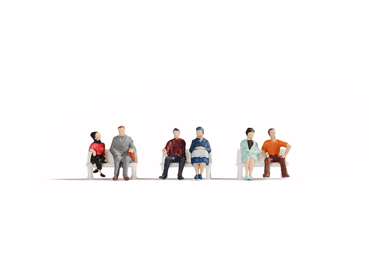 Gaugemaster TT120 Sitting People (6) Hobby Figure Set GM3910103