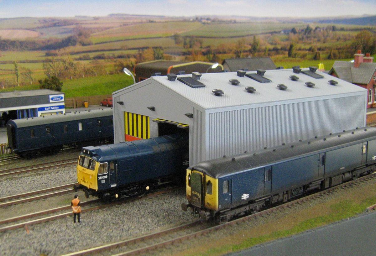 GM Structures Fordhampton Locomotive Depot Kit GM406
