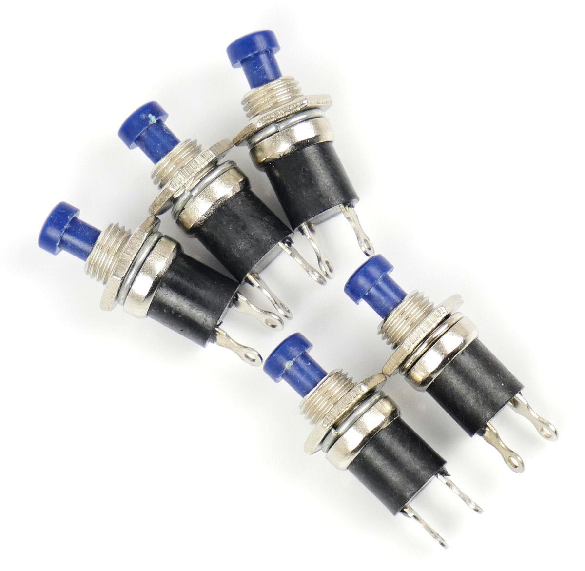 Gaugemaster Electrics Blue Push to Make Switches (5) GM514