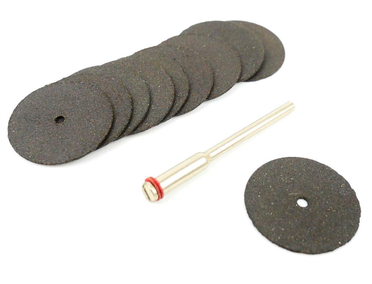 Gaugemaster Tools Slitting Discs (10) &amp; Mandrel GM631