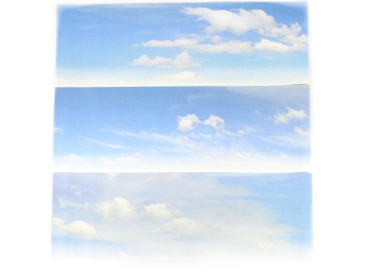 Gaugemaster Scenics Cloudy Sky Large Photo Backscene (2744x304mm) GM705