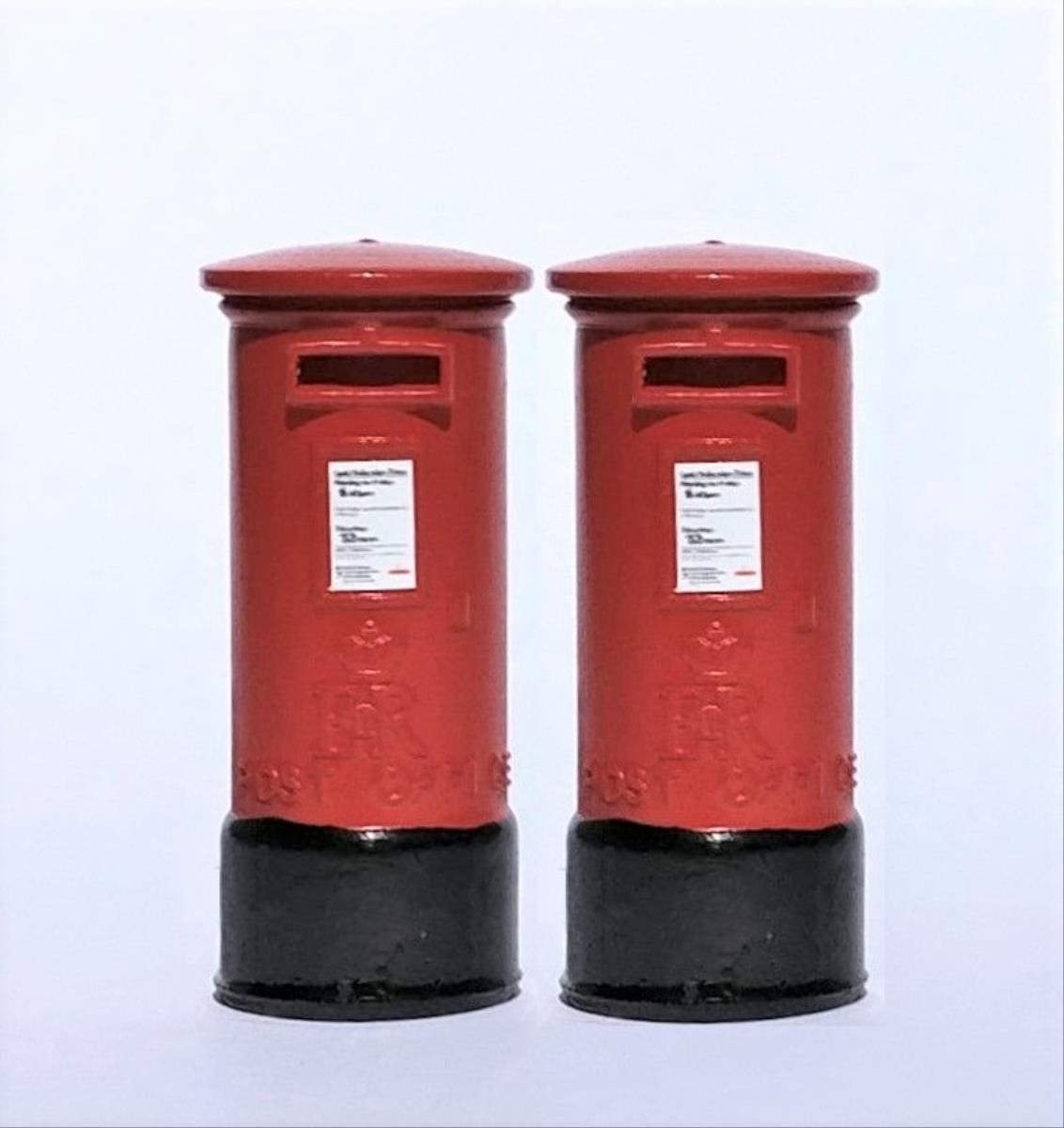 GM Structures O Scale Postboxes 2pcs (Pre-Built) GM731