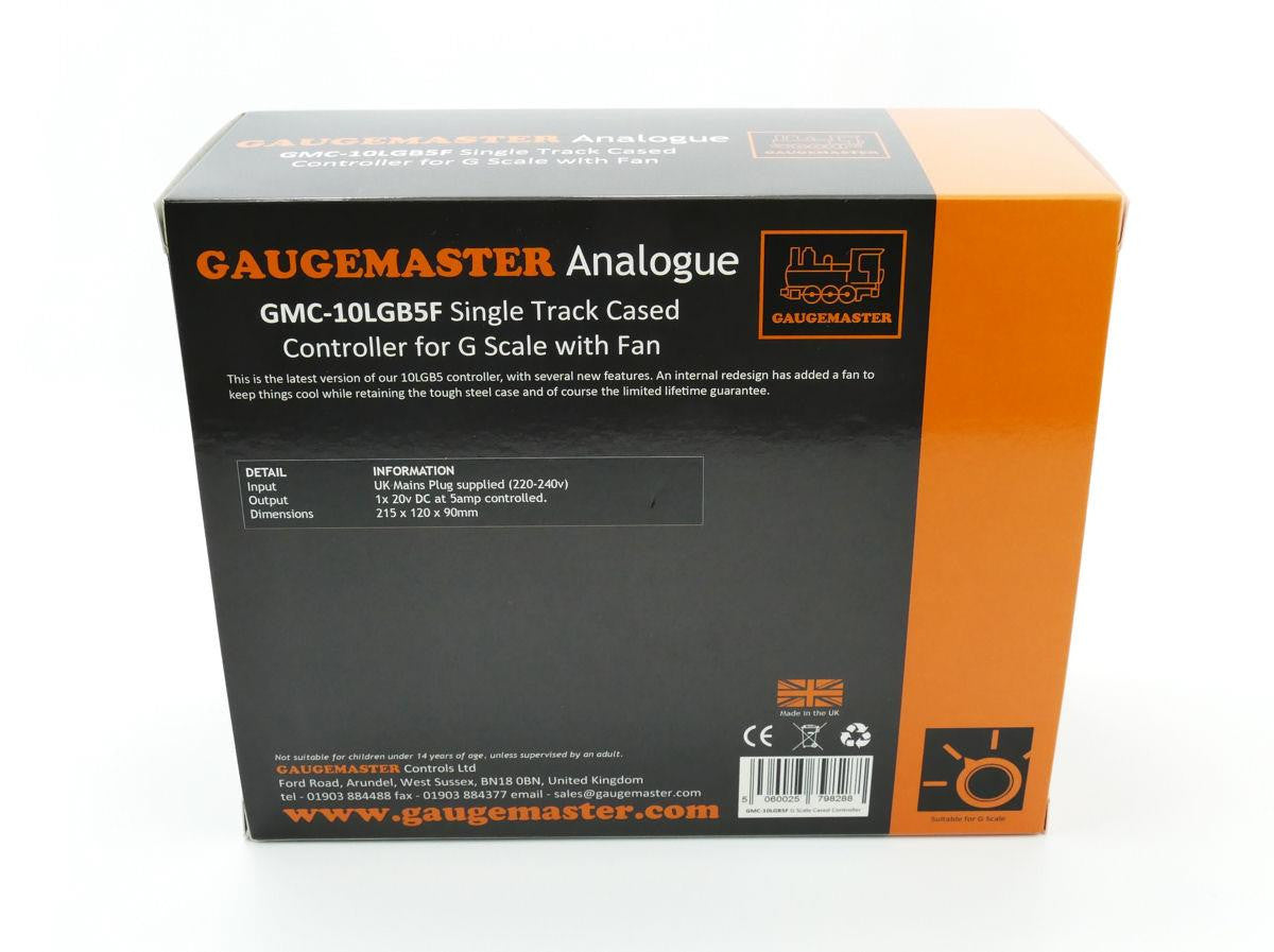 Gaugemaster Controls Single Track Cased Controller with Fan for G Scale GMC-10LGB5F
