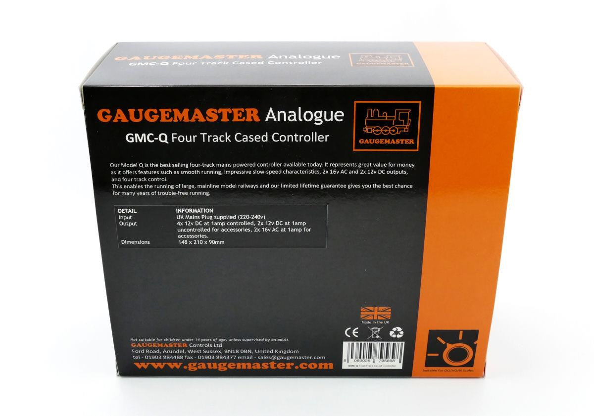 Gaugemaster Controls Four Track Cased Controller GMC-Q