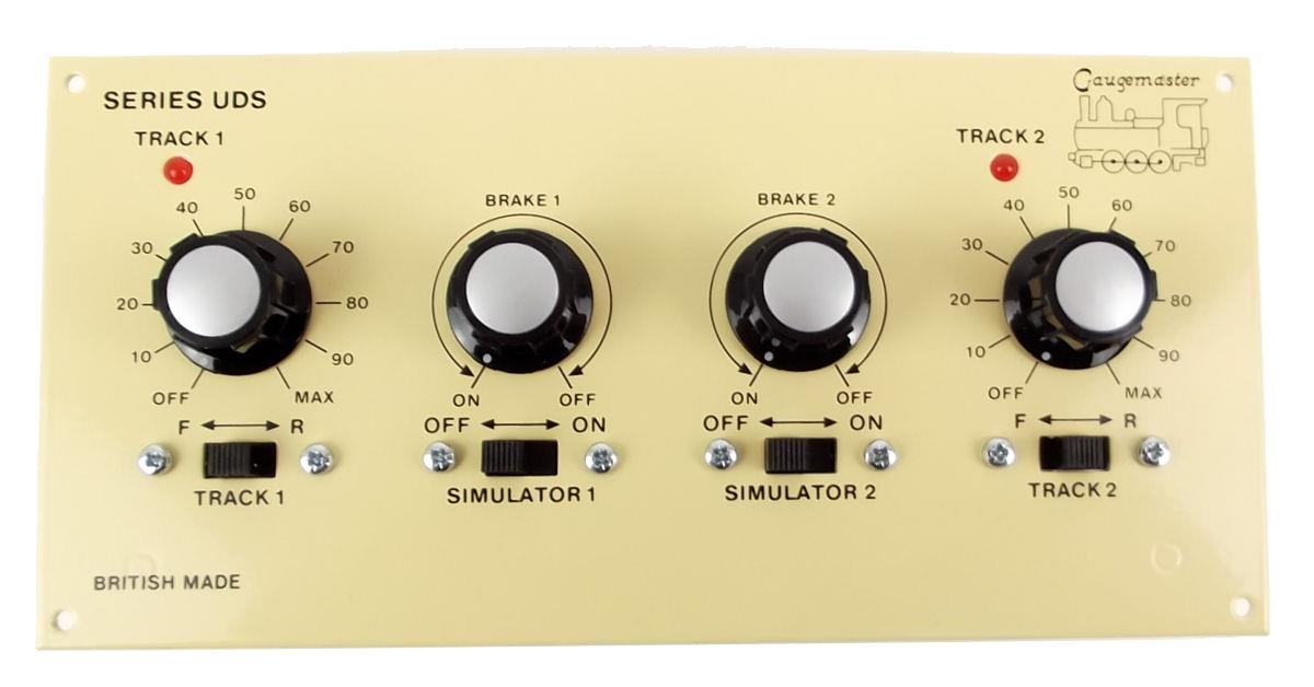 Gaugemaster Controls Twin Track Panel Mounted Controller with Simulation GMC-UDS