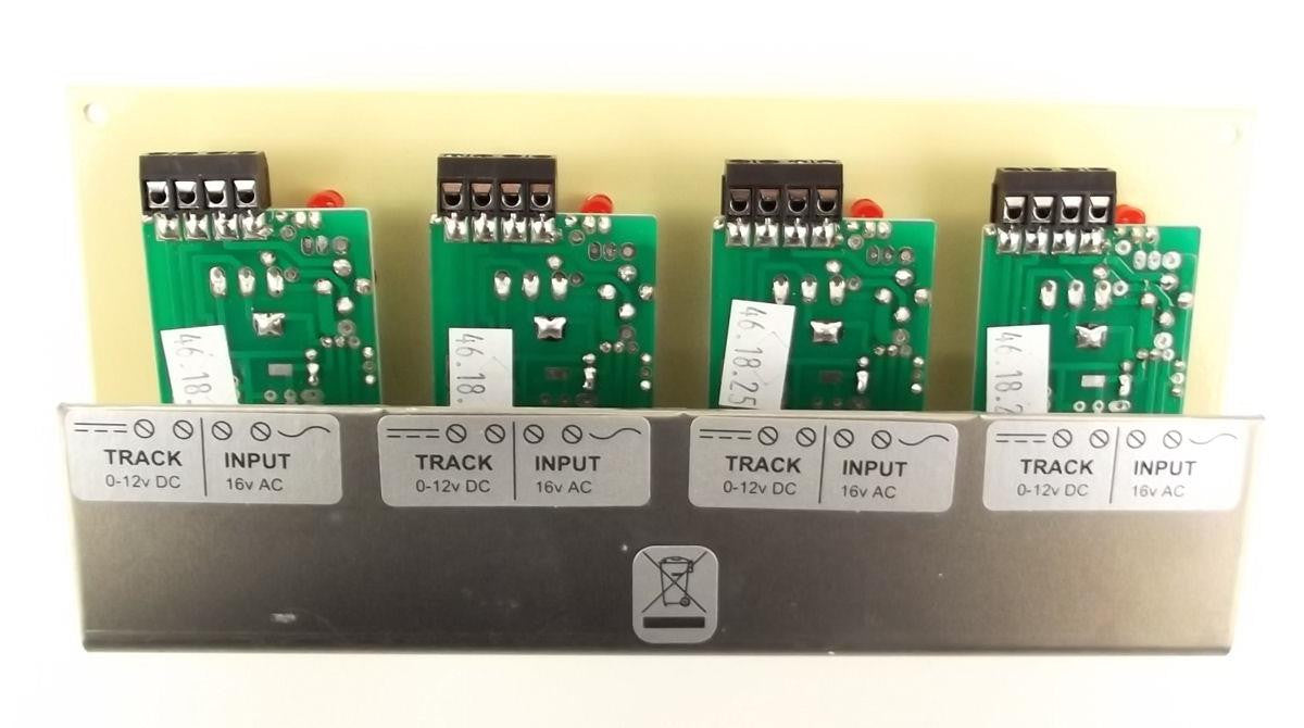 Gaugemaster Controls Four Track Panel Mounted Controller GMC-UQ