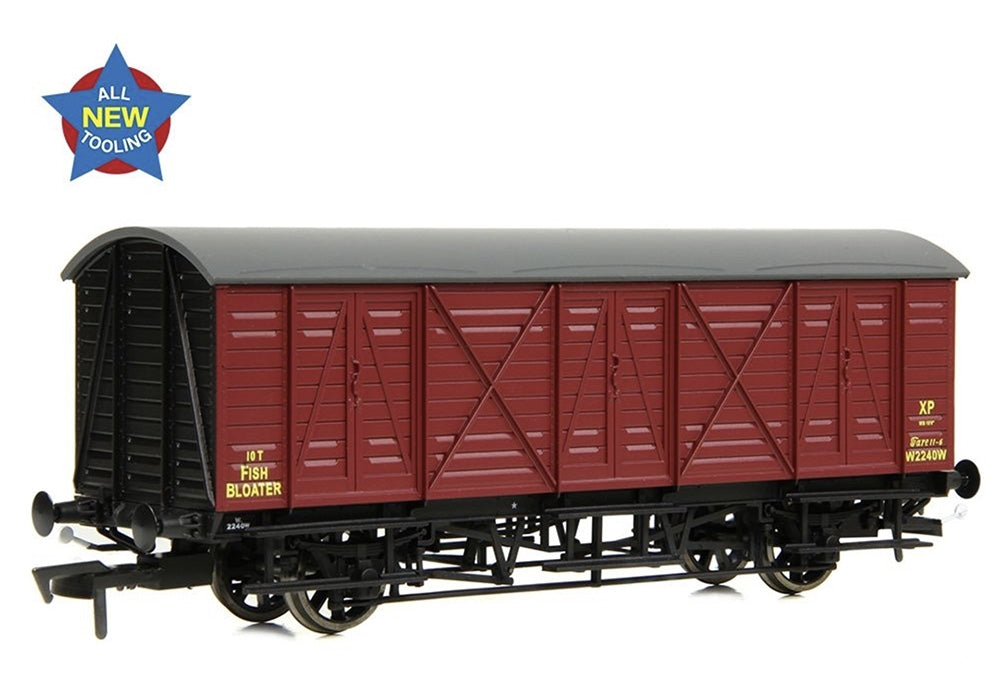 Efe Rail GWR 10t 'Bloater' Fish Van BR Crimson E87061