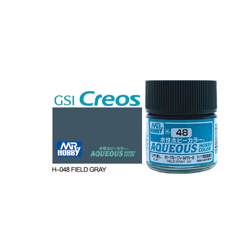 Mr Hobby Aqueous Hobby Color 10ml H-048 Field Gray (G)
