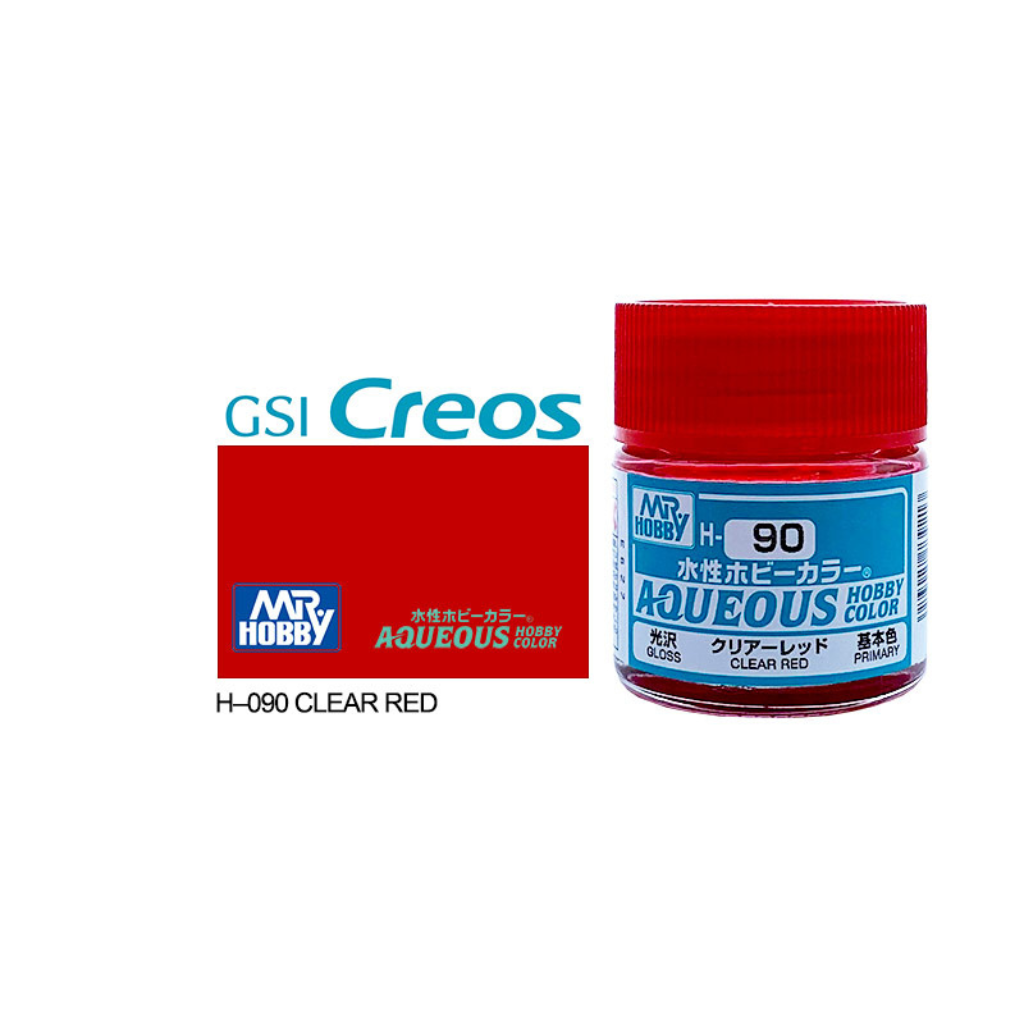 Mr Hobby Aqueous Hobby Color 10ml H-090 Clear Red